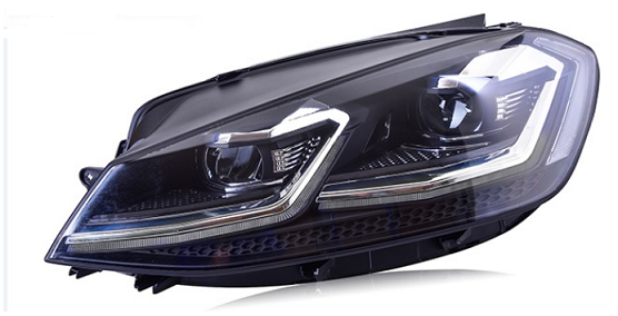 vw-golf-75-headlight-assembly-silver-line-2018